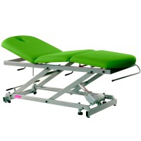 Kinefis Opportunity hydraulic stretcher: three-body structure, height adjustable with central fold